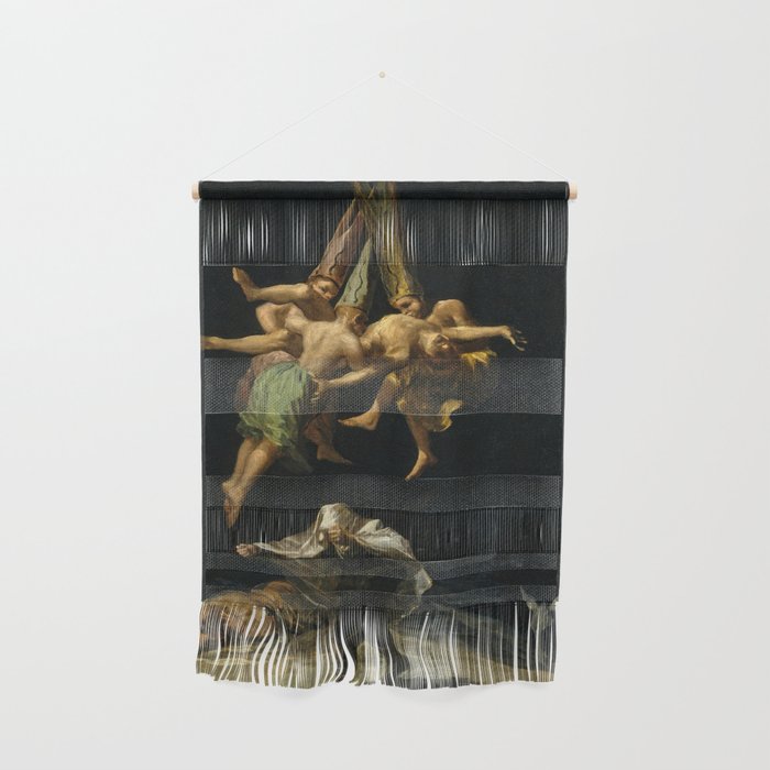 Francisco Goya "Witches' Flight Also Known As Witches In Flight Or Witch" Wall Hanging