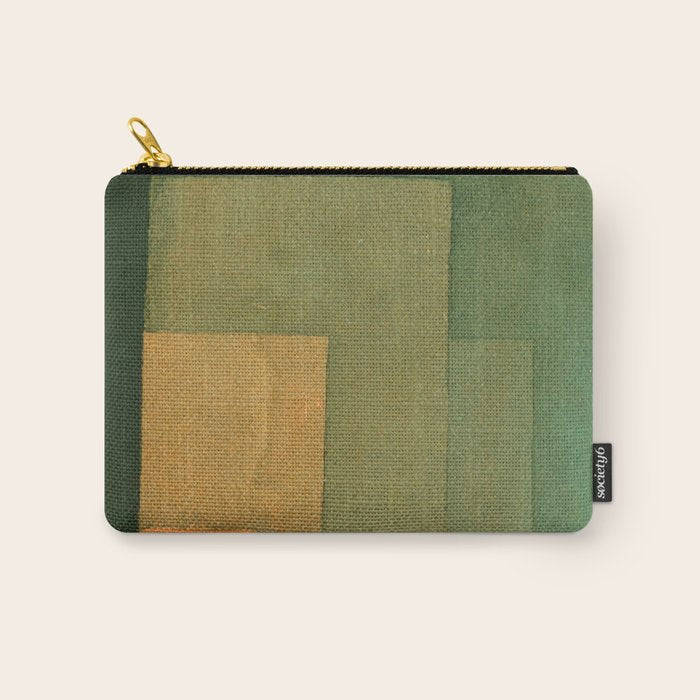 Paul Klee "Tower In Orange And Green 1922" Carry All Pouch