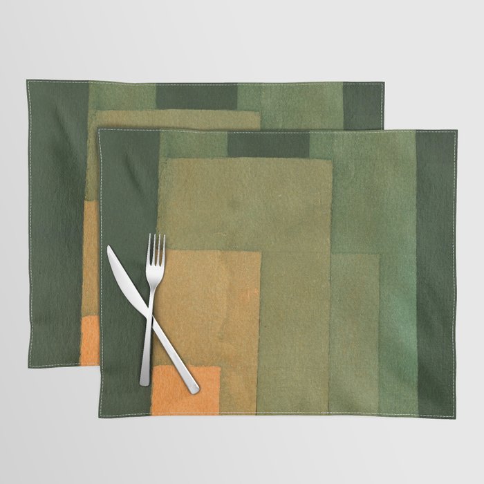 Paul Klee "Tower In Orange And Green 1922" Placemat