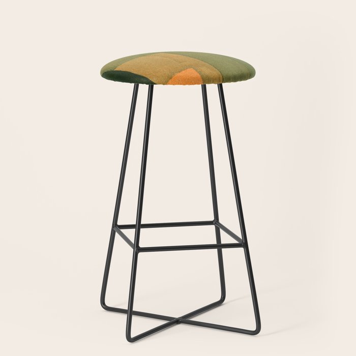Paul Klee "Tower In Orange And Green 1922" Stool