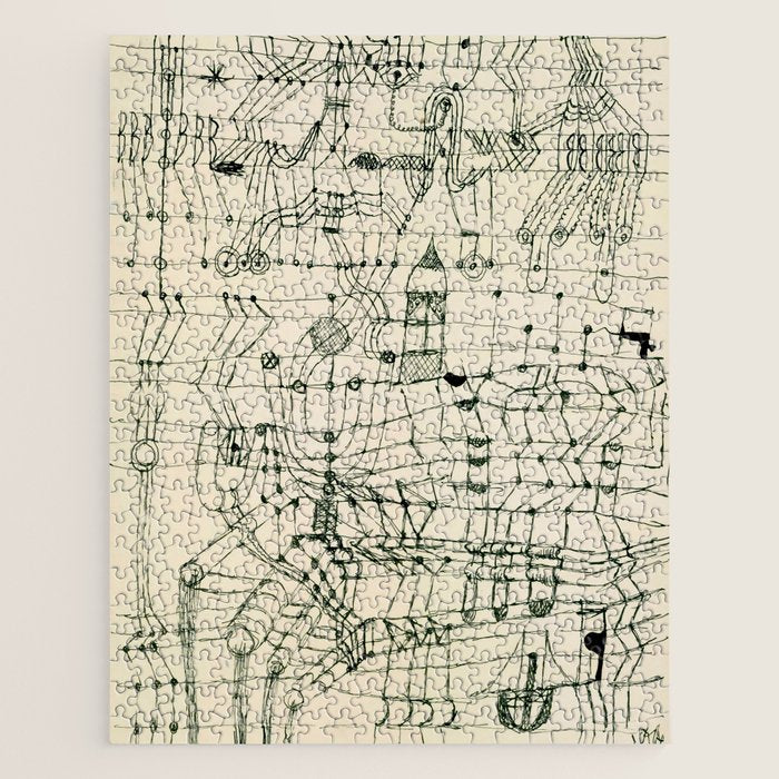 Paul Klee "Drawing Knotted In The Manner Of A Net" Jigsaw Puzzle