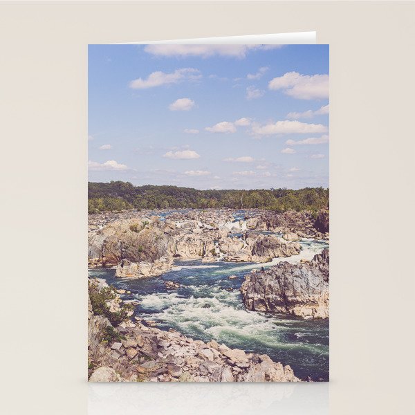Great Falls Potomac River Ii Stationery Card