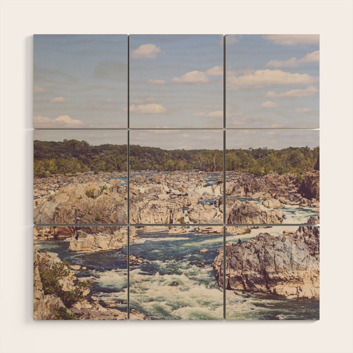 Great Falls Potomac River Ii Wood Wall Art