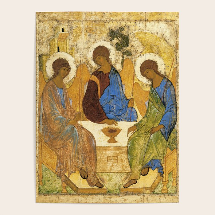 The Holy Trinity By Andrei Rublev Poster