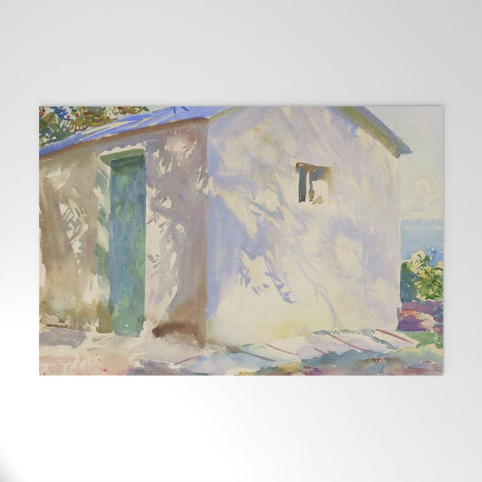 John Singer Sargent "Corfu: Lights And Shadows" Welcome Mat