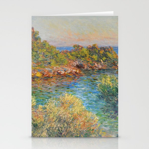 Claude Monet "Landscape Near Montecarlo" Stationery Card