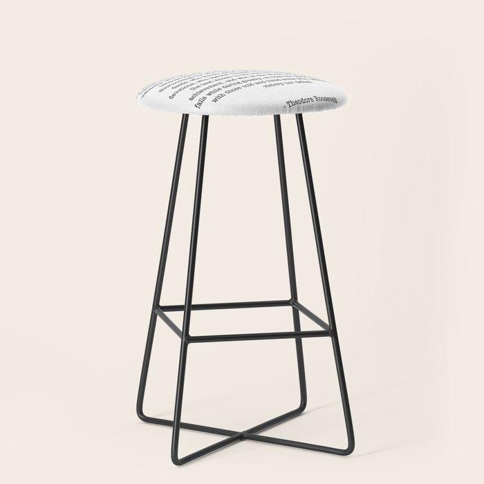 Man In The Arena Theodore Roosevelt Stool