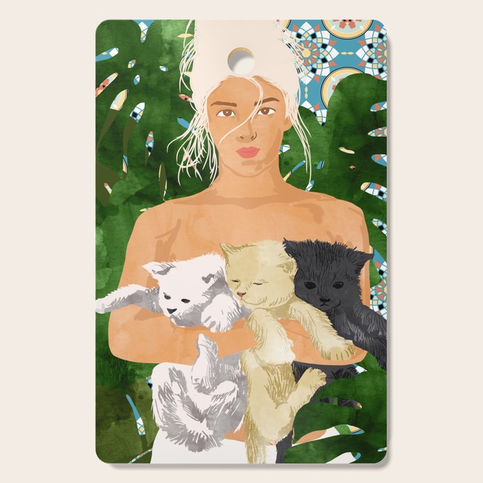Morocco Vacay #Illustration #Painting Cutting Board