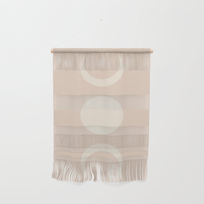 Moon Shapes Minimalism - Ethereal Light Wall Hanging