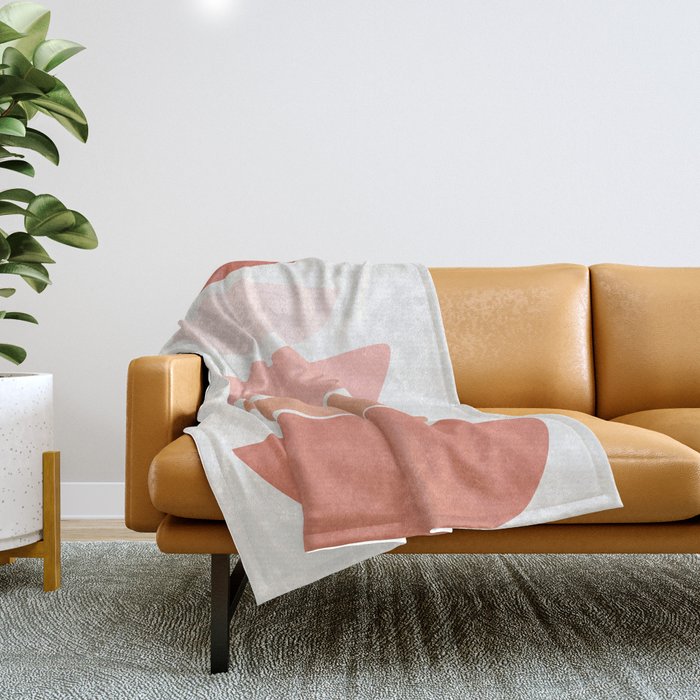 Abstract Minimal Shapes Iv Throw Blanket