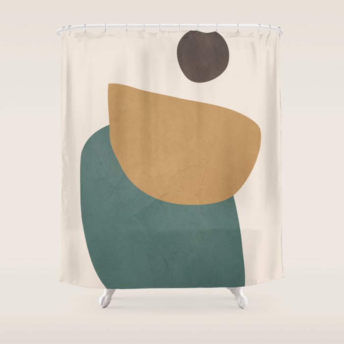 Abstract Minimal Shapes Iii Shower Curtain