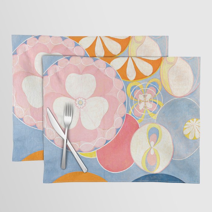 Hilma Af Klint "The Ten Largest, No. 02, Childhood, Group Iv" Placemat