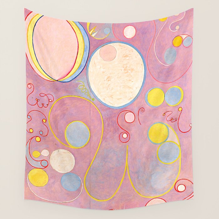 Hilma Af Klint "The Ten Largest, No. 08, Adulthood, Group Iv" Wall Tapestry