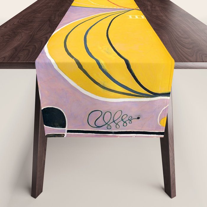 Hilma Af Klint "The Ten Largest, No. 07, Adulthood, Group Iv" Table Runner
