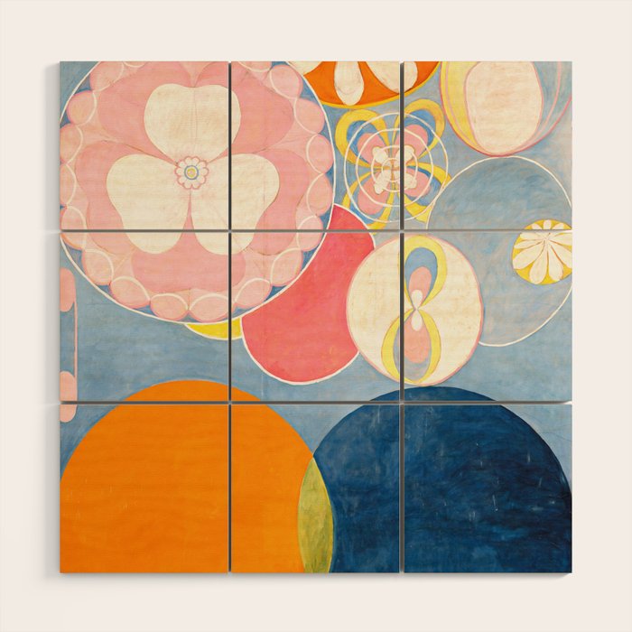 Hilma Af Klint "The Ten Largest, No. 02, Childhood, Group Iv" Wood Wall Art