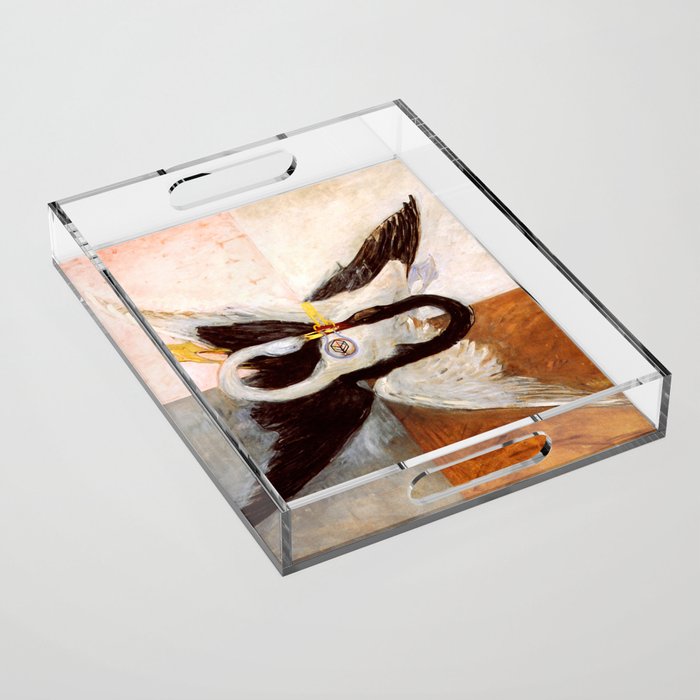 Hilma Af Klint "The Swan, No. 24, Group Ix-Suw, 1915" Acrylic Tray