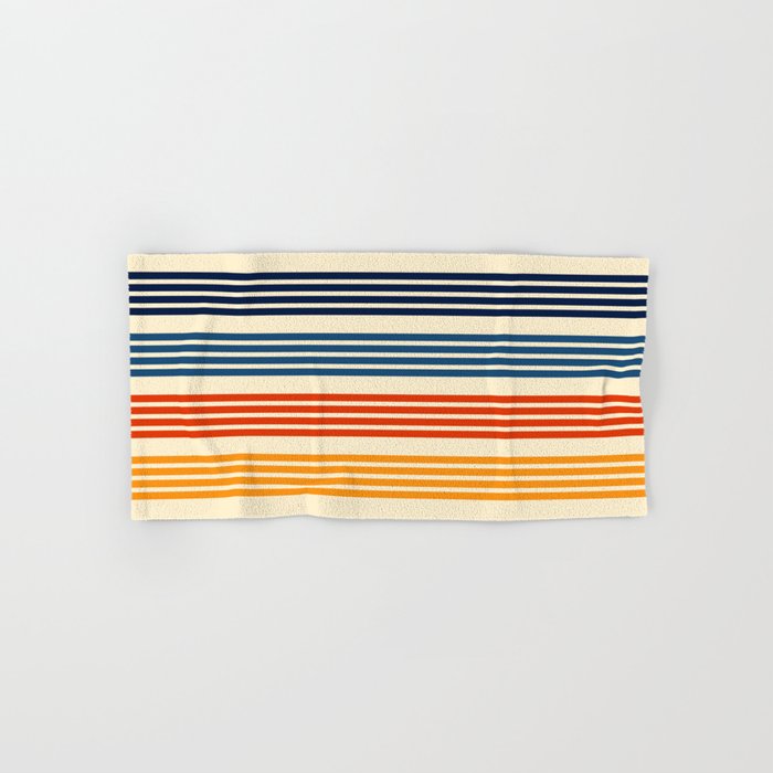 Kenshin - Classic Old School Retro Stripes Bath Towel