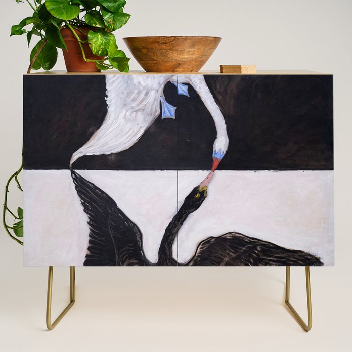 Hilma Af Klint "The Swan, No. 01, Group Ix-Suw" Credenza