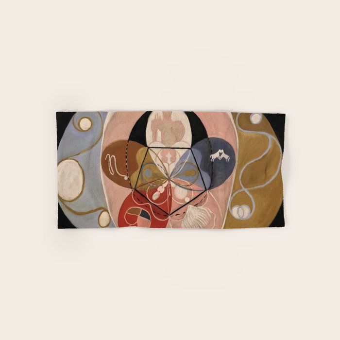 Hilma Af Klint "Evolution, No. 14, Group Vi" Bath Towel