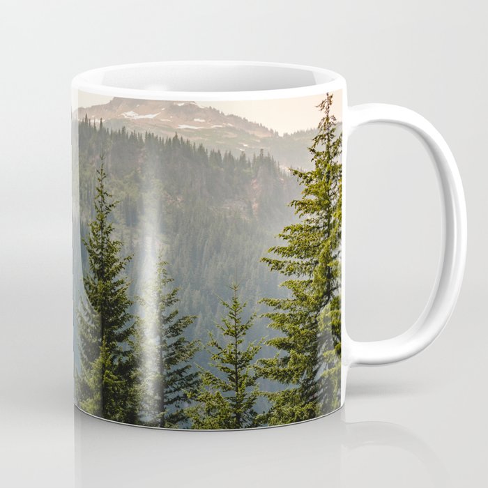 Mount Rainier Summer Adventure Ii - Pacific Northwest Mountain Landscape Coffee Mug