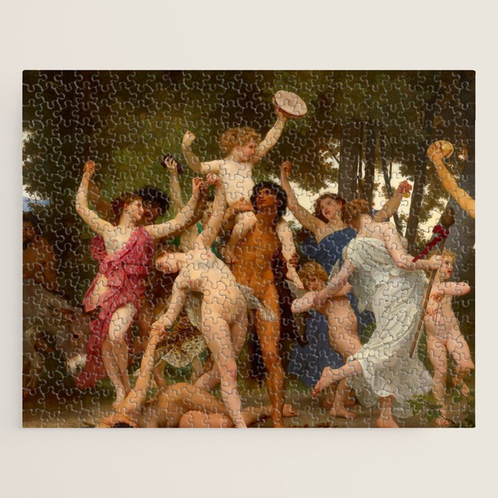William-Adolphe Bouguereau "The Youth Of Bacchus" Jigsaw Puzzle