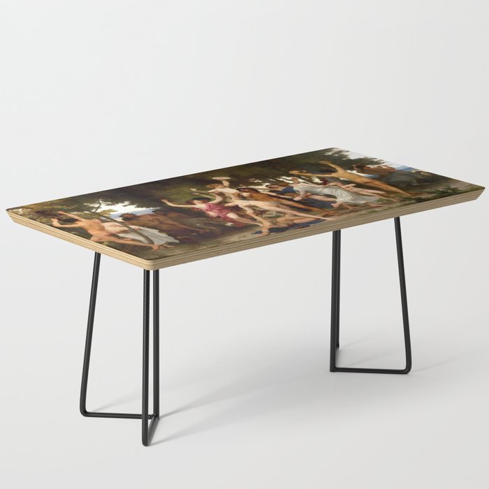 William-Adolphe Bouguereau "The Youth Of Bacchus" Coffee Table