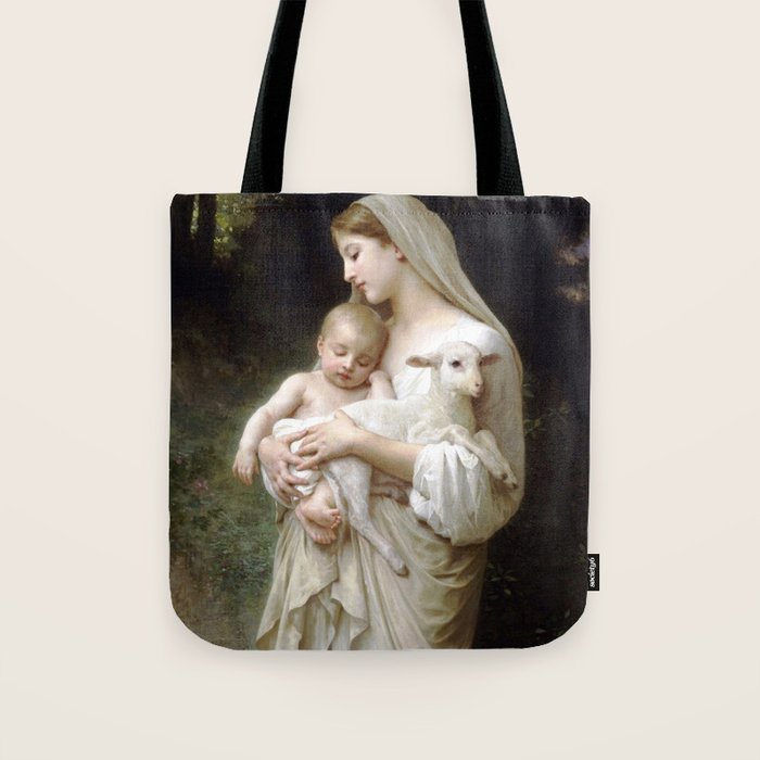 William-Adolphe Bouguereau "L'Innocence (Innocence)"(1893) Tote Bag