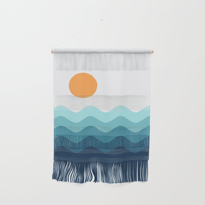 Abstract Landscape 14 Portrait Wall Hanging