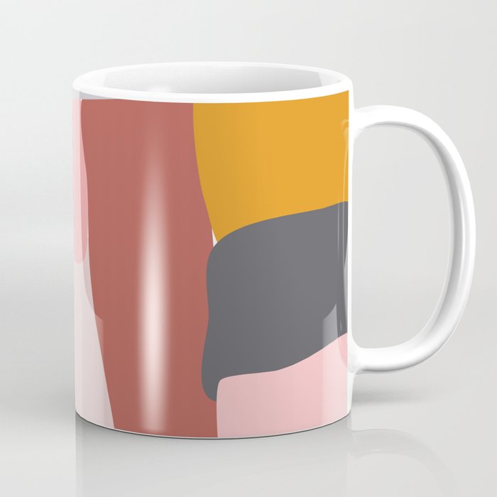 Modern Abstract In Earthy Colors Coffee Mug