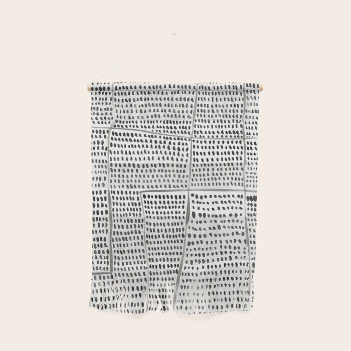 Categorize Print In Black And White Wall Hanging