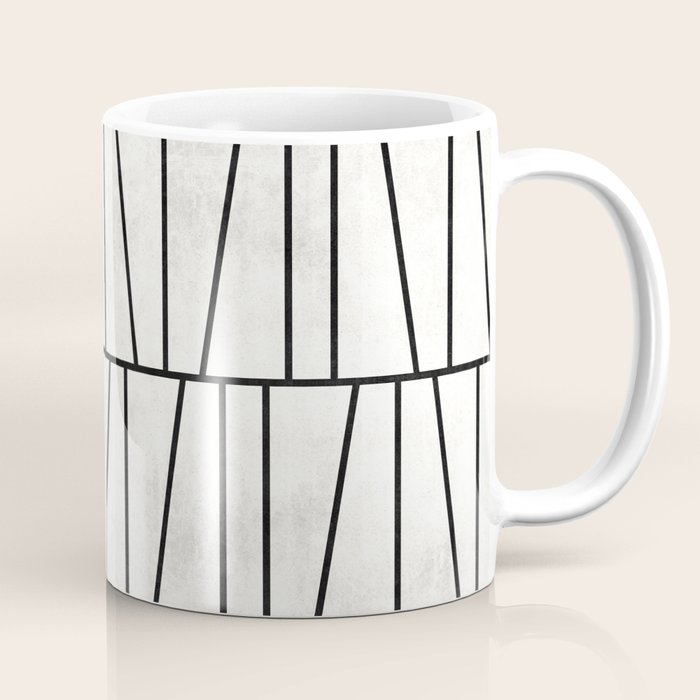 Mid-Century Modern Pattern No.6 - White Coffee Mug