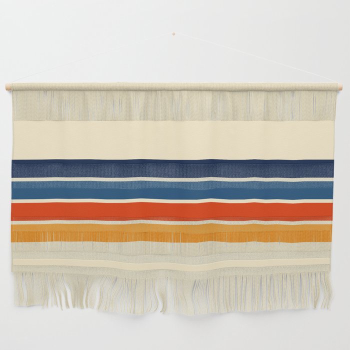 Mitsunari - Classic Retro Stripes Wall Hanging