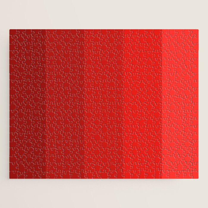Red Striped Color Gradient Jigsaw Puzzle