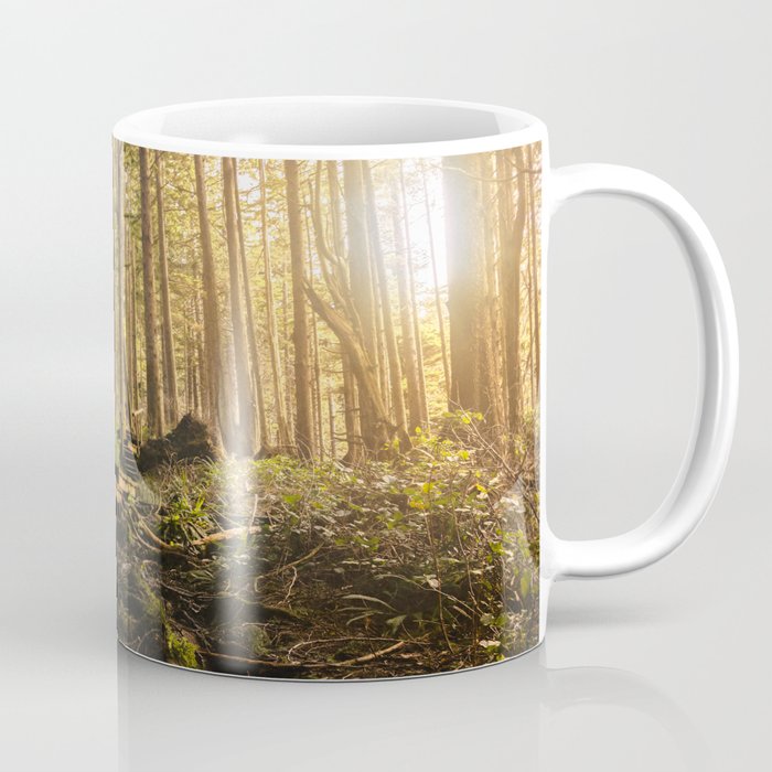 Forest Mountain Wanderlust Boardwalk - Nature Photography Coffee Mug