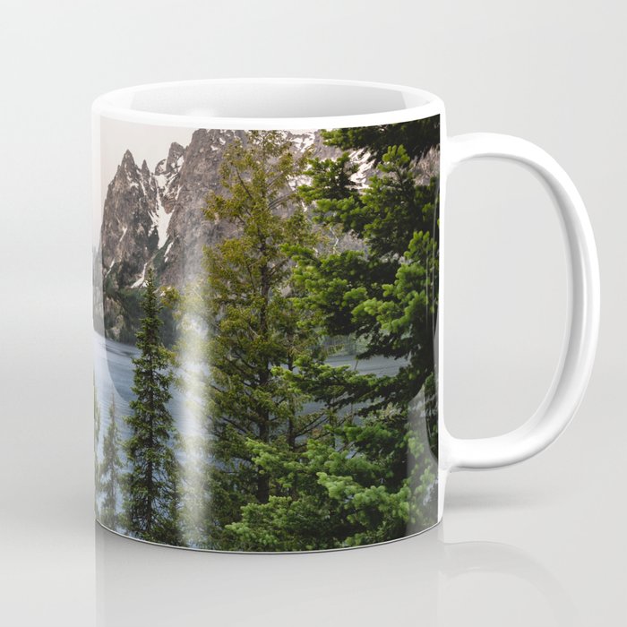 Grand Teton Wanderlust Lake Adventure - Nature Photography Coffee Mug