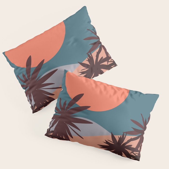 Abstract Landscape 13 Portrait Pillow Sham