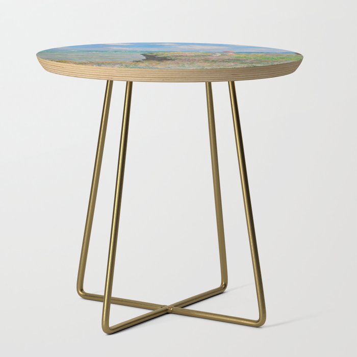Claude Monet " Cliff Walk At Pourville" Side Table