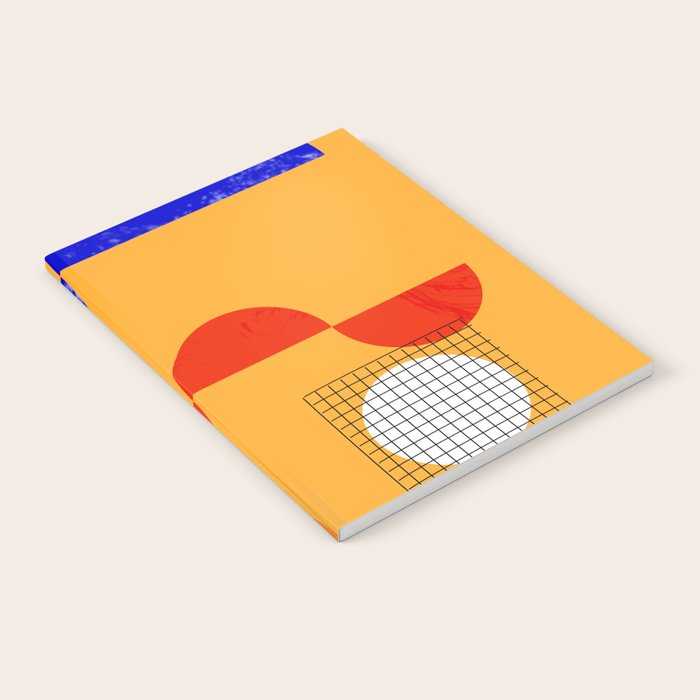 Mid-Century Shapes Abstract No7 Notebook