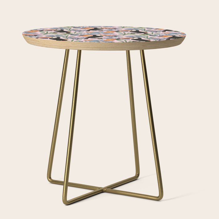 Tucan Garden #Pattern #Illustration Side Table