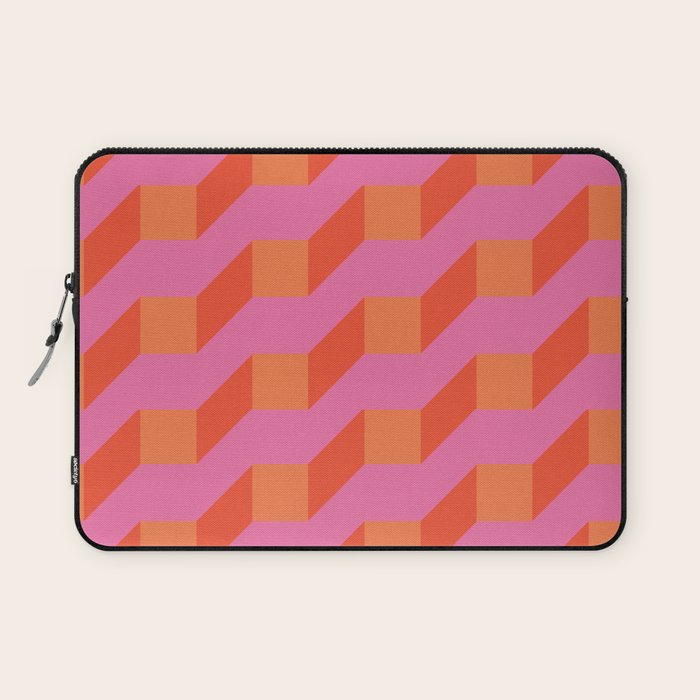 Retro Geometry Bright Pattern No10 Laptop Sleeve