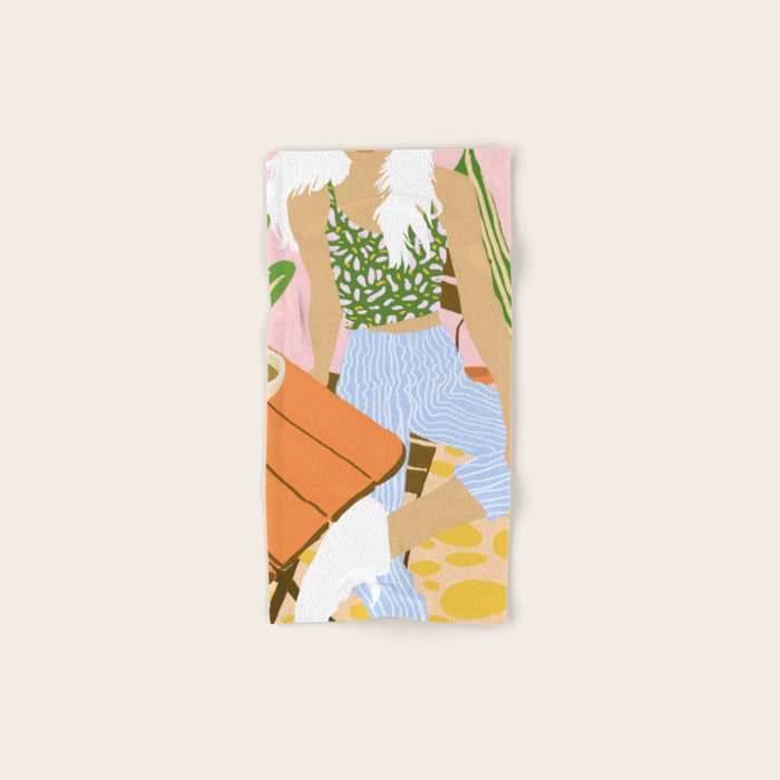 Kawa Tea #Illustration #Fashion Bath Towel
