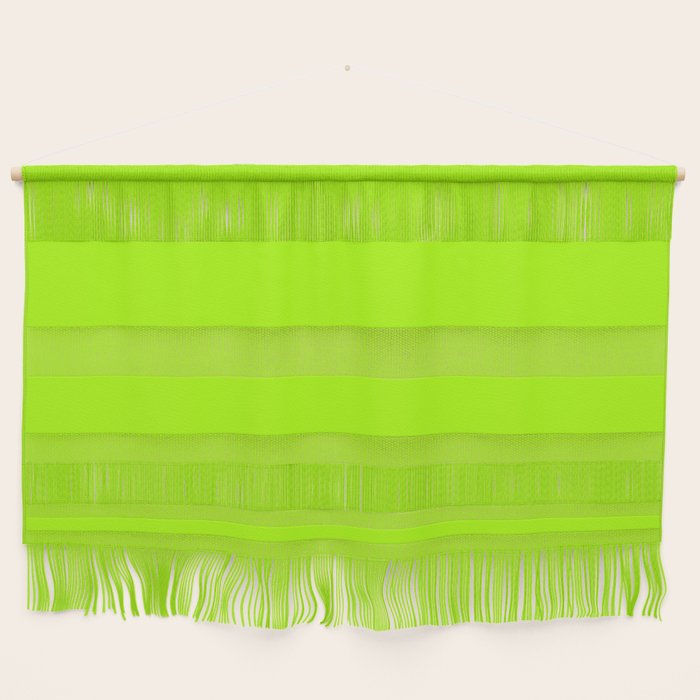 Trendy Modern Lime Green Neon Color Wall Hanging
