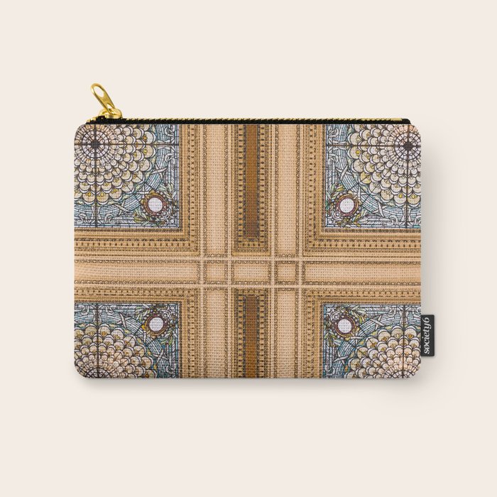 Teal X Gold X Washington Dc Architecture Carry All Pouch