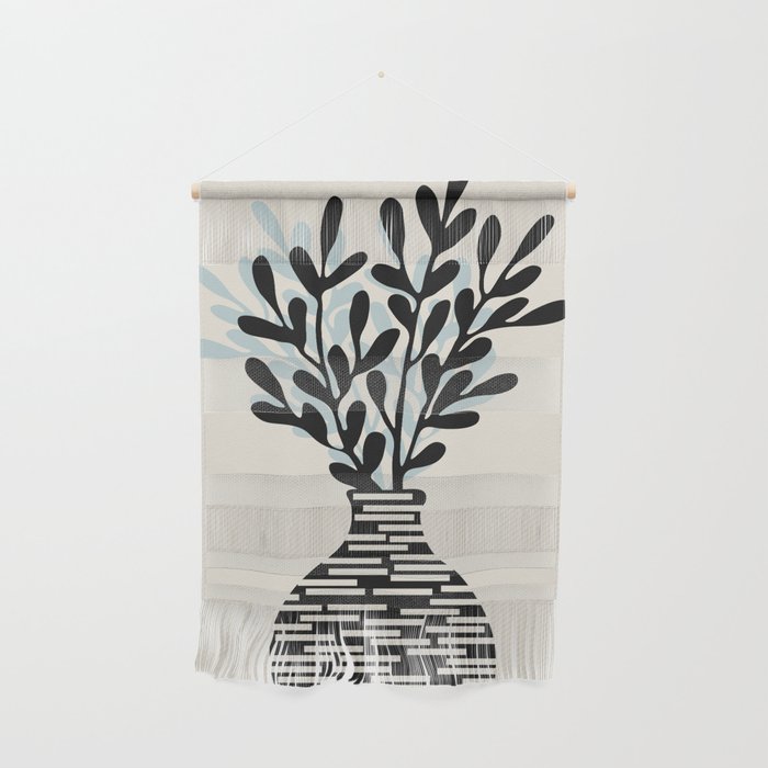 Still Life With Vase And Tree Branches Wall Hanging