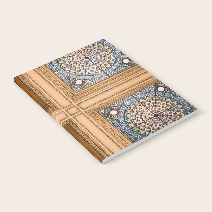 Teal X Gold X Washington Dc Architecture Notebook