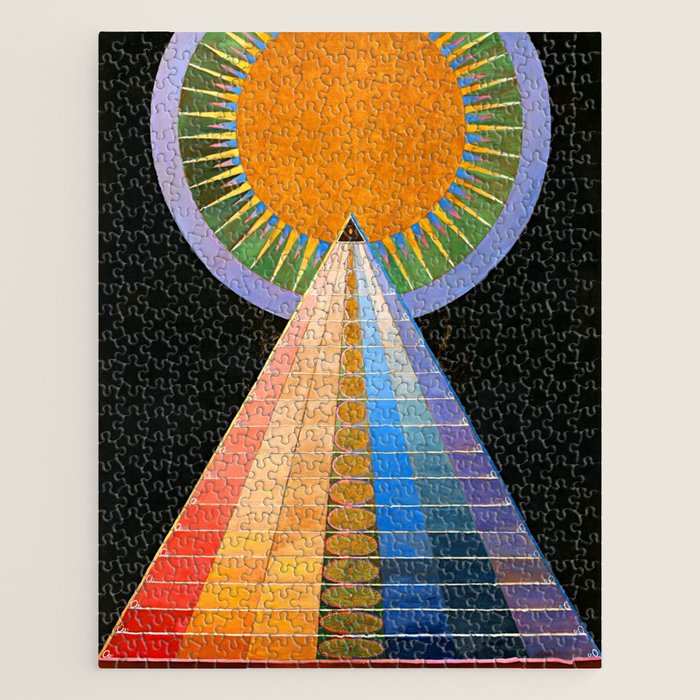 Hilma Af Klint Altarpiece No 1 Restored Jigsaw Puzzle