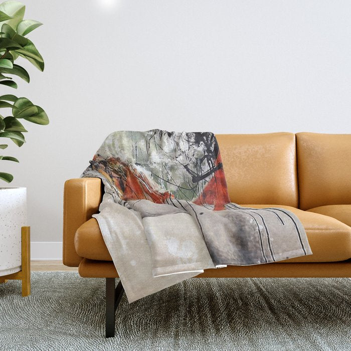 Abstract Deconstruction ... Throw Blanket