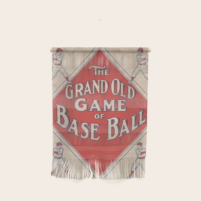 The Grand Old Game Of Baseball (1912) Wall Hanging