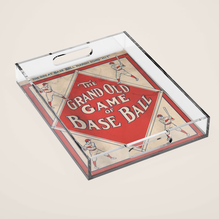 The Grand Old Game Of Baseball (1912) Acrylic Tray