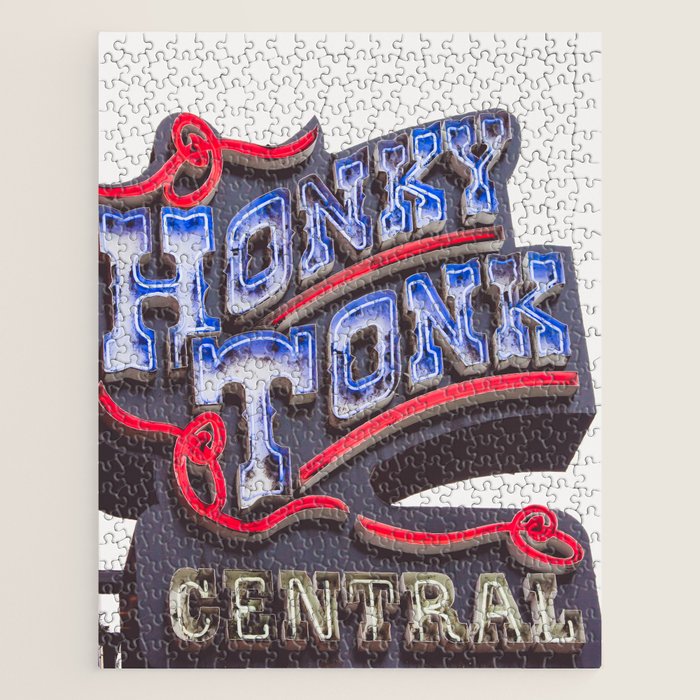 Honkytonk Central - Nashville Jigsaw Puzzle